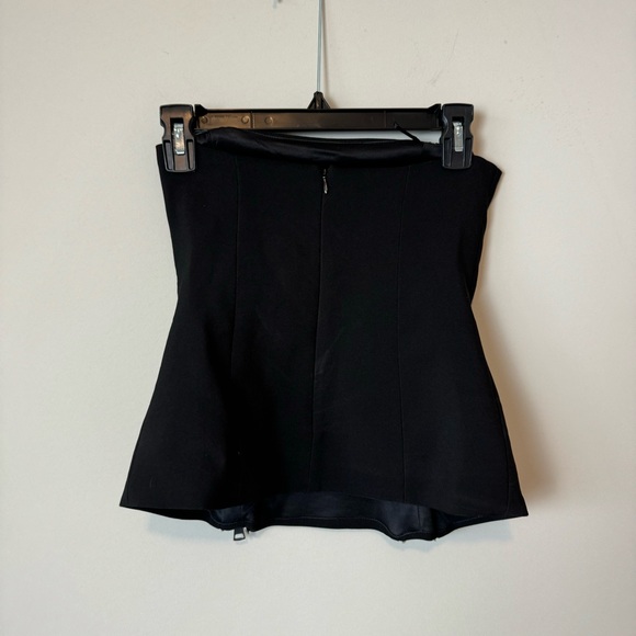 NWT Zara Zipper Corset Cropped Tube Top - Picture 6 of 8